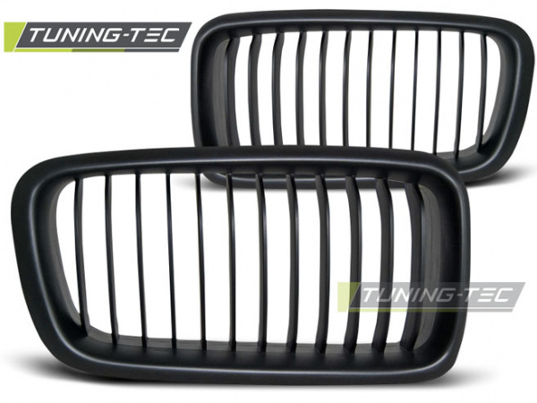 Upgrade Sportgrill Nieren für BMW 7er E38 94-01 matt schwarz